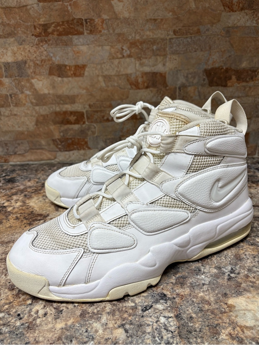 Nike Air Max2 Uptempo ‘94 Triple White 922934-100 Size 13